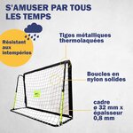Best Sporting 11050 - But de football 213 x 152 x 76 cm en noir avec fonction Rebond