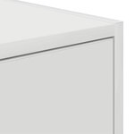vidaXL Meuble TV blanc 60x31x25 5 cm bois d'ingénierie