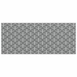 vidaXL Tapis d'extérieur ARAKIL Gris et blanc 250 x 600 cm PP