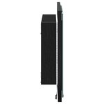 vidaXL Miroir de salle de bain LED Chêne noir 40 x 8 5 x 37 cm