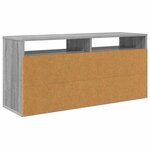 vidaXL Basboard avec tiroir Gris Sonoma 102 x 32 x 48 5 cm