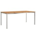 Ensemble de jardin 7 pièces vidaXL en bois d'acacia massif