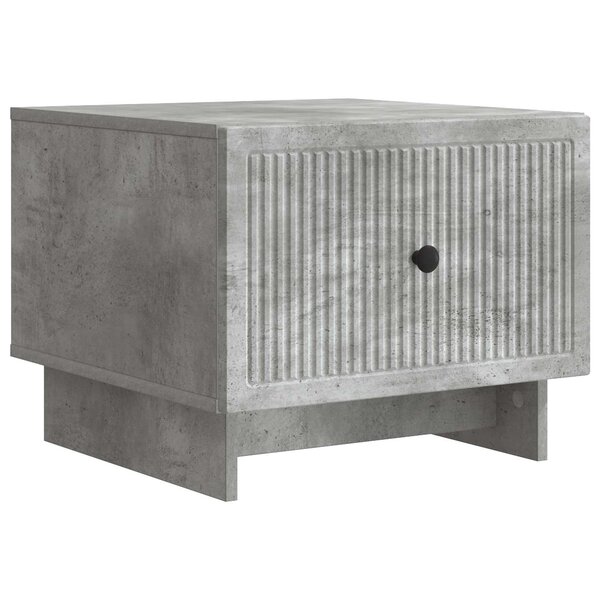 vidaXL Table basse Gris béton 49 x 50 x 40 cm Bois d'ingénierie