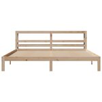 vidaXL Cadre de lit avec tête de lit sans matelas 200x200 cm