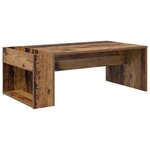 vidaXL Table basse Bois ancien 95 x 50 x 34 cm Bois d'ingénierie