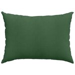 vidaXL Coussins de canapé 2 Pièces Vert foncé 70 x 50 cm