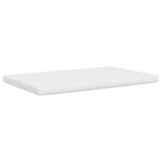 vidaXL Matelas en mousse blanc 120x200 cm 7 zones dureté 20 ILD
