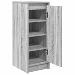 vidaXL Armoire à chaussures sonoma gris 29 5x34x76 cm bois ingénierie