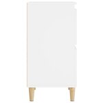 vidaXL Buffets 2 Pièces blanc 60x35x70 cm bois d'ingénierie