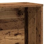 vidaXL Bibliothèque vieux bois 60x24x120 cm bois d'ingénierie