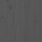 vidaXL Repose-pieds de jardin coussins lot de 2 gris bois pin massif