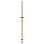 vidaXL Portail de jardin 105x180 cm acier corten design de bambou