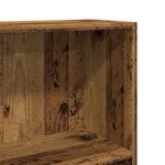 vidaXL Bibliothèque vieux bois 60x24x109 cm bois d'ingénierie