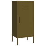 vidaXL Armoire de rangement Vert olive 42 5x35x101 5 cm Acier