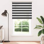 vidaXL Store zèbre noir 120x200 cm largeur du tissu 115 9 cm polyester