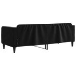 vidaXL Lit de repos sans matelas noir 80x200 cm velours