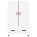 vidaXL Buffet haut blanc 69 5x31x115 cm bois d'ingénierie