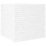 vidaXL Jardinière blanc 70x70x68 5 cm bois de pin massif