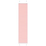 vidaXL Store plissé rose 45x200 cm largeur du tissu 44 4 cm polyester