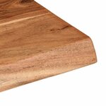 vidaXL Étagères murales 2 Pièces 60x20x3 5 cm bois massif d'acacia