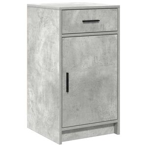 vidaXL Buffet Gris béton 40 x 40.5 x 75 cm Bois d'ingénierie