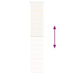 vidaXL Store zèbre beige marbré largeur du tissu 40 9 cm polyester