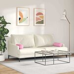 vidaXL Coussins d'accent 2 Pièces Rose Ø 15 x 40 cm tissu