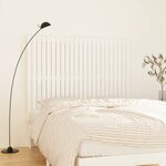 vidaXL Tête de lit murale Blanc 146 5x3x110 cm Bois massif de pin