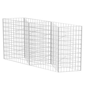 vidaXL Panier de gabion Acier galvanisé 120x30x100 cm