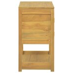 vidaXL Armoire de salle de bain 60x40x75 cm bois de teck solide