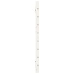 vidaXL Tête de lit murale Blanc 156x3x63 cm Bois massif de pin