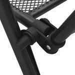 vidaXL Ensemble de chaises de jardin inclinables 5 Pièces anthracite