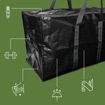 Pack and Move - Lot 8 Grands Sacs Déménagement Recyclé - Rangement Et Transport Ultra Résistant - Réutilisable - Poignées Solides - 100L