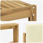 vidaXL Ensemble de canapés d'extérieur 6 pc