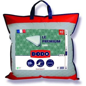 Oreiller Le Premium - 60 x 60 cm - Mémoire de forme - Taie déhoussable