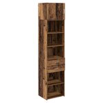 vidaXL Haut Armoire Bois Ancien 50 x 42 5 x 225 cm Bois d'ingénierie