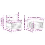 vidaXL Ensemble de canapés d'extérieur 6 pc Blanc et anthracite