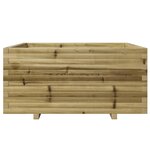 vidaXL Jardinière 100x100x49 5 cm bois de pin imprégné