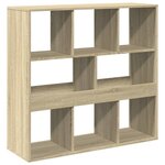 vidaXL Bibliothèque/Séparateur de pièce chêne sonoma 100x33x94 5 cm
