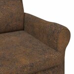vidaXL fauteuil Marron 76 x 94 x 102 cm Faux cuir
