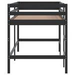 vidaXL Lit mezzanine enfants échelle 90x200 cm bois pin massif