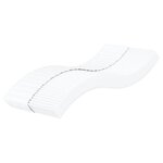 vidaXL Lit de jour avec matelas gris clair 90x190 cm tissu