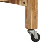 Vidaxl chariot de cuisine 58x58x89 cm bois massif d'acacia