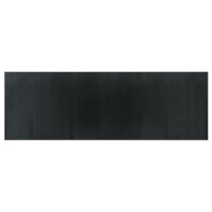 vidaXL Tapis rectangulaire gris 100x300 cm bambou