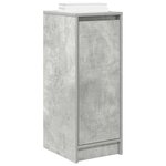 vidaXL Armoire à chaussures gris béton 29 5x34x76 cm bois d'ingénierie