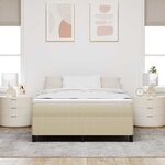 vidaXL Cadre de lit Vert gris 140 x 190 cm Tissu en velours côtelé
