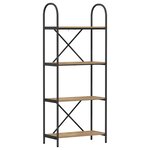 vidaXL Étagère Chêne artisanal 60 x 30 x 146 cm Bois d'ingénierie