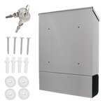 Rottner solaro boîte aux lettres en acier inoxydable