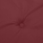 vidaXL Coussins de banc de jardin lot de 2 rouge bordeaux mélangé