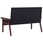 vidaXL Ensemble de canapés 2 Pièces noir similicuir